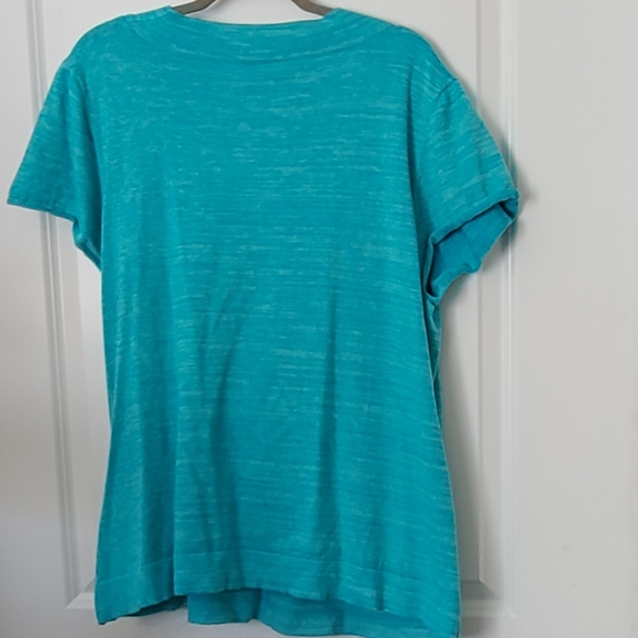 Plus sz 4 Maurices top teal - Picture 2 of 4